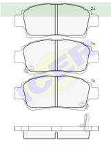 Icer Brakes 181304000 - JGO.PASTILLAS,FURGONETA/TURISMO