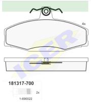 Icer Brakes 181317700 - PASTILLA DE FRENO