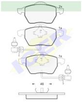 Icer Brakes 181331 - JGO.PASTILLAS,FURGONETA/TURISMO