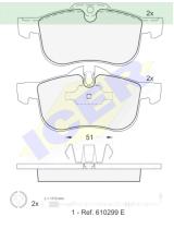 Icer Brakes 181335203 - JGO.PASTILLAS