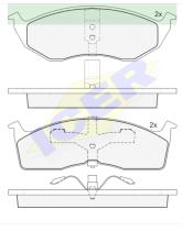 Icer Brakes 181377000 - PASTILLAS FRENO MOTO ICER