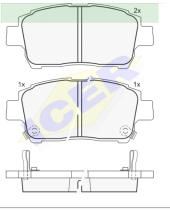 Icer Brakes 181386000 - PASTILLAS FRENO MOTO ICER