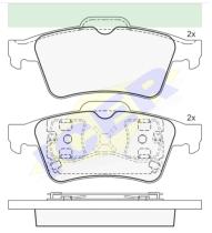 Icer Brakes 181433 - JGO.P.TRAS.RENAULT/NISSAN/OPEL