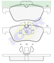 Icer Brakes 181434000 - PASTILLAS FRENO MOTO ICER