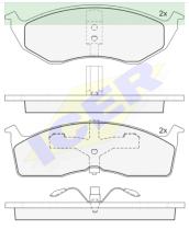 Icer Brakes 181436000 - PASTILLAS FRENO MOTO ICER