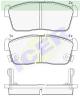 Icer Brakes 181452000 - PASTILLAS FRENO MOTO ICER