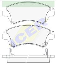 Icer Brakes 181513 - PASTILLAS FRENO MOTO ICER