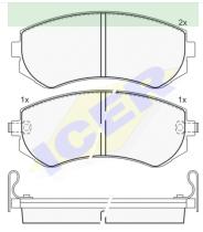 Icer Brakes 181517000 - PASTILLAS FRENO MOTO ICER