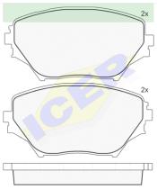 Icer Brakes 181519000 - PASTILLAS FRENO MOTO ICER