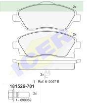 Icer Brakes 181526701 - PASTILLA DE FRENO