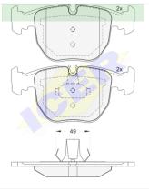 Icer Brakes 181530000 - PASTILLAS FRENO MOTO ICER