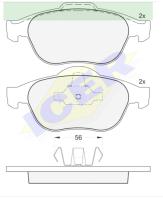 Icer Brakes 181533000 - PASTILLAS FRENO MOTO ICER