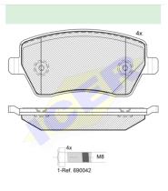 Icer Brakes 181534700 - JGO.PASTILLAS,TURISMO