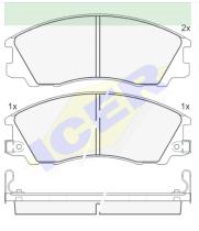 Icer Brakes 181539000 - PASTILLAS FRENO MOTO ICER