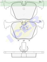 Icer Brakes 181549000 - PASTILLAS FRENO MOTO ICER