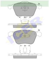 Icer Brakes 181551000 - JGO.PASTILLAS,FURGONETA/TURISMO