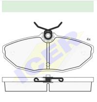 Icer Brakes 181562000 - JGO.PASTILLAS,FURGONETA/TURISMO