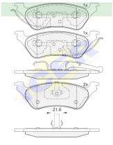 Icer Brakes 181564000 - JGO.PASTILLAS TRAS.CHRYSLER/JEEP DODGE