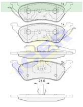 Icer Brakes 181564000 - JGO.PASTILLAS,FURGONETA/TURISMO