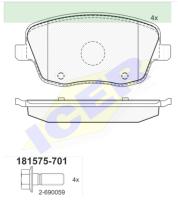 Icer Brakes 181575701 - JGO.PASTILLAS,FURGONETA/TURISMO