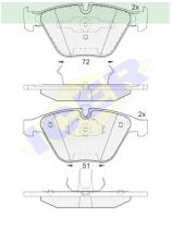 Icer Brakes 181577000 - JGO.PASTILLAS,FURGONETA/TURISMO