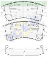 Icer Brakes 181578000 - JGO.PASTILLAS,FURGONETA/TURISMO