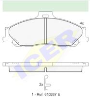 Icer Brakes 181580000 - JGO.PASTILLAS