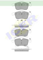 Icer Brakes 181592 - JGO.PASTILLAS,FURGONETA/TURISMO