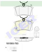 Icer Brakes 181593703 - JGO.PASTILLAS,TURISMO