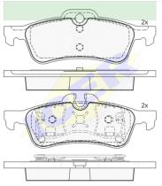 Icer Brakes 181599000 - JGO.PASTILLAS FRENO TRAS.MINI