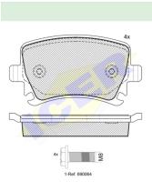 Icer Brakes 181600703 - JGO.PASTILLAS,TURISMO