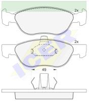 Icer Brakes 181602000 - JGO.PASTILLAS,FURGONETA/TURISMO