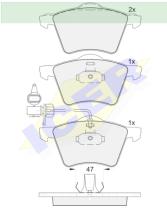 Icer Brakes 181605000 - JGO.PASTILLAS,FURGONETA/TURISMO