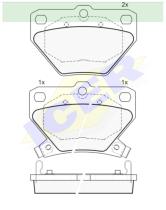Icer Brakes 181607000 - JGO.PASTILLAS,FURGONETA/TURISMO
