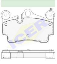 Icer Brakes 181611000 - PASTILLAS FRENO AUDI/PORSCHE/VW