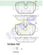 Icer Brakes 181664700 - JGO.PASTILLAS,FURGONETA/TURISMO