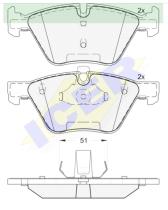 Icer Brakes 181683 - JGO.PASTILLAS,FURGONETA/TURISMO