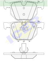 Icer Brakes 181684000 - JGO.PASTILLAS,FURGONETA/TURISMO