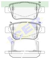 Icer Brakes 181688 - JGO.PASTILLAS,FURGONETA/TURISMO