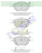 Icer Brakes 181695000 - JGO.PASTILLAS,FURGONETA/TURISMO