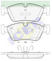 Icer Brakes 181698000 - JGO.PASTILLAS,FURGONETA/TURISMO