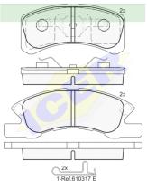 Icer Brakes 181701000 - JGO.PASTILLAS,FURGONETA/TURISMO