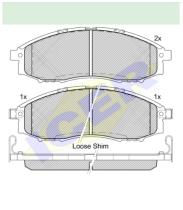 Icer Brakes 181703000 - JGO.PASTILLAS,FURGONETA/TURISMO