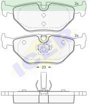 Icer Brakes 181707 - JGO.PASTILLAS,FURGONETA/TURISMO