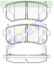 Icer Brakes 181712 - JGO.PASTILLAS,FURGONETA/TURISMO