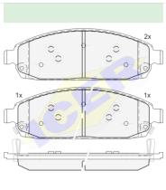 Icer Brakes 181713000 - JGO.PASTILLAS,FURGONETA/TURISMO