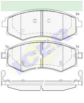 Icer Brakes 181716000 - JGO.PASTILLAS,FURGONETA/TURISMO