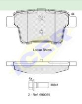 Icer Brakes 181722701 - JGO.PASTILLAS,FURGONETA/TURISMO