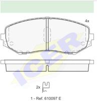 Icer Brakes 181747000 - JGO.PASTILLAS