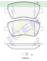 Icer Brakes 181748000 - JGO.PASTILLAS